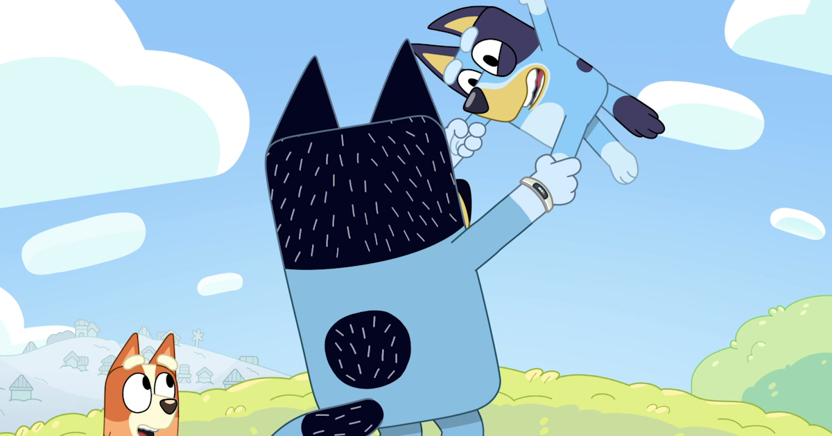 アイケア Bluey Bluey, Stretchy Bluey, Stretch Her Up To 3 Times Her Size